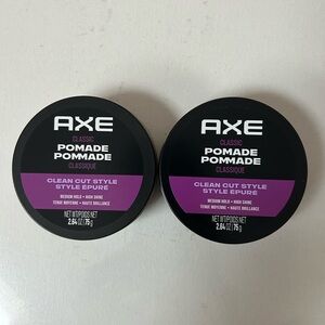 AXE x2 Classic Pomade - Medium Hold, High Shine - Black and Purple